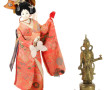 ASIE - Lot comprenant une statuette asia