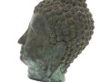 BOUDDHA - Tête de bouddha en bronze, H 1
