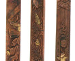 JAPON - 9 couteaux "kozuka" anciens manc