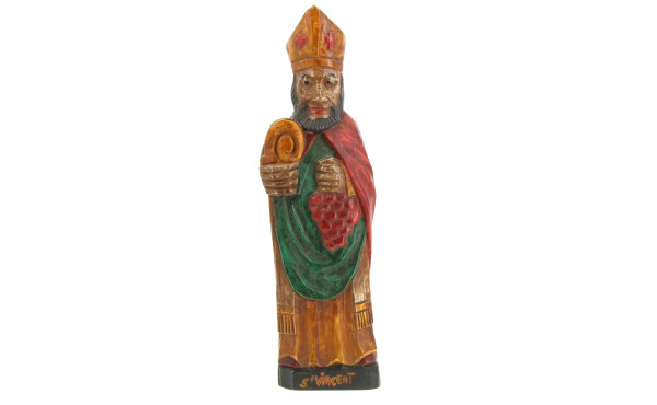 ST VINCENT - Sculpture en bois sculpté p