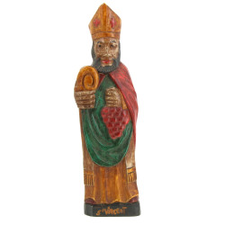 ST VINCENT - Sculpture en bois sculpté p