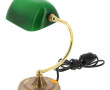 Petite lampe de bureau en métal doré et 