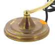 Petite lampe de bureau en métal doré et 