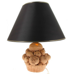 Lampe à pied en céramique terre cuite dé