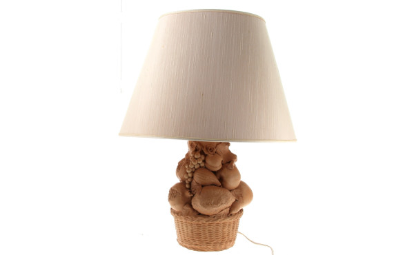 Lampe à pied en céramique terre cuite dé