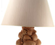 Lampe à pied en céramique terre cuite dé