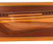 Demie-coque en bois vernis La Gazelle de