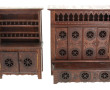 BRETAGNE - Collection de 12 meubles mini