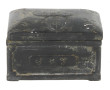 Petit coffret ancien en marbre gris scul