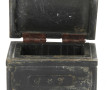 Petit coffret ancien en marbre gris scul