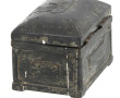 Petit coffret ancien en marbre gris scul