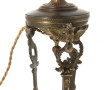 Pied de lampe forme athénienne en bronze