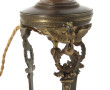 Pied de lampe forme athénienne en bronze