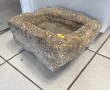 Petite auge en granit L. 34 x larg 26 x 