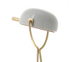 Lampe de bureau vintage en métal doré et