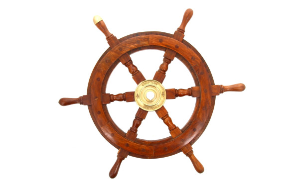 Thème MARINE - Petite barre à roue décor