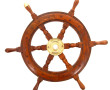 Thème MARINE - Petite barre à roue décor
