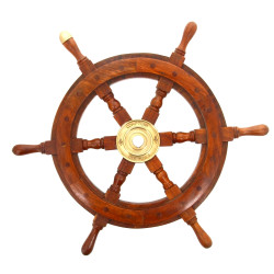 Thème MARINE - Petite barre à roue décor