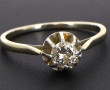 Bague solitaire diamant 0,50 ct env. mon