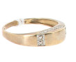 Bague 2 ors 9 cts (375ème), poids 1,80 g