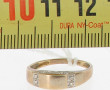 Bague 2 ors 9 cts (375ème), poids 1,80 g