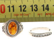 Lot de 2 bagues en argent : bague en arg