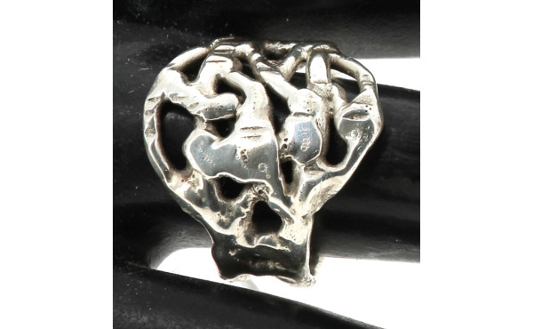 Gilbert Liblin (Xxe) - Bague en argent, 