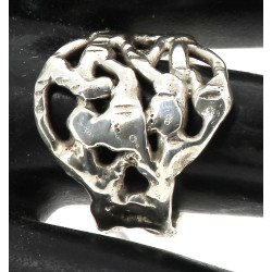Gilbert Liblin (Xxe) - Bague en argent, 