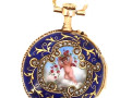 Ravissante montre de col en or jaune 18 
