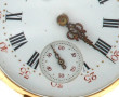 Montre de gousset en or jaune 18 carats,