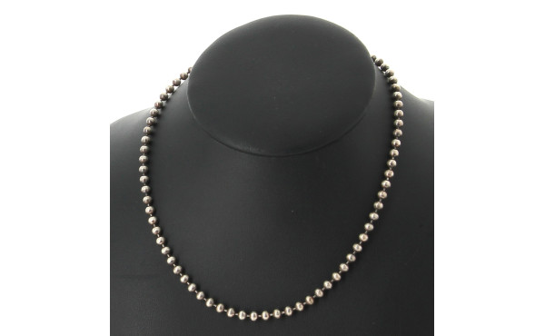 Chaîne et collier en argent, poids 28,90