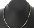 Chaîne et collier en argent, poids 28,90