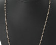Chaîne et collier en argent, poids 28,90