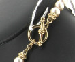 Collier en perles de Majorque, fermoir e