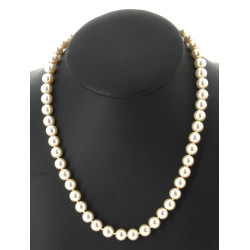 Collier en perles de Majorque, fermoir e