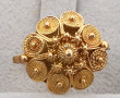 Bague en or jaune non poinçonnée, travai