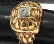 Bague en or jaune 18 carats, poids brut 