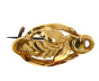 Petite broche ancienne en or jaune 18 ct