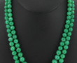 Collier vintage 2 rangs de perles en ver