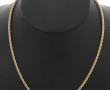 Collier en or jaune et or gris à maille 