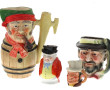 4 pichets anthropomorphes