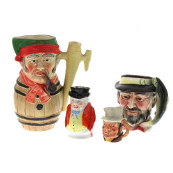 4 pichets anthropomorphes