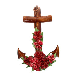 Thème MARINE - Ancre de marine en faïenc