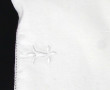Drap ancien brodé de motifs d'hermines e