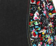 KENZO - Jupe en toile de jean gris et pl