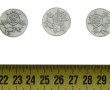 HERMES Paris - 5 boutons en métal émaill