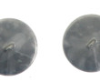 HERMES Paris - 5 boutons en métal émaill