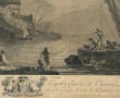 Gravure XVIIIe "Le Tybre - dédié à Monse