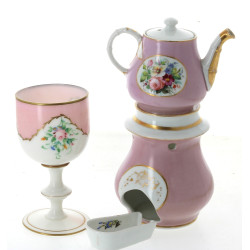 Porcelaine de Paris - Tisanière en porce