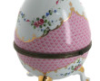 Grand coffret en porcelaine de forme ovo